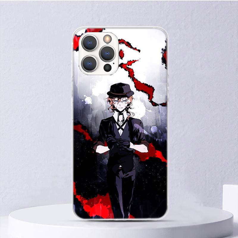 Bungo Stray Dogs Nakahara Chuuya Soft Case For iPhone 16 17 Air 16E 15 Plus 11 12 13 Mini 14 Pro Max Phone Cover Apple 7 8 SE Co