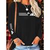 Creative geometric pattern printing new Y2K style women's sports long-sleeved comfortable breathable top