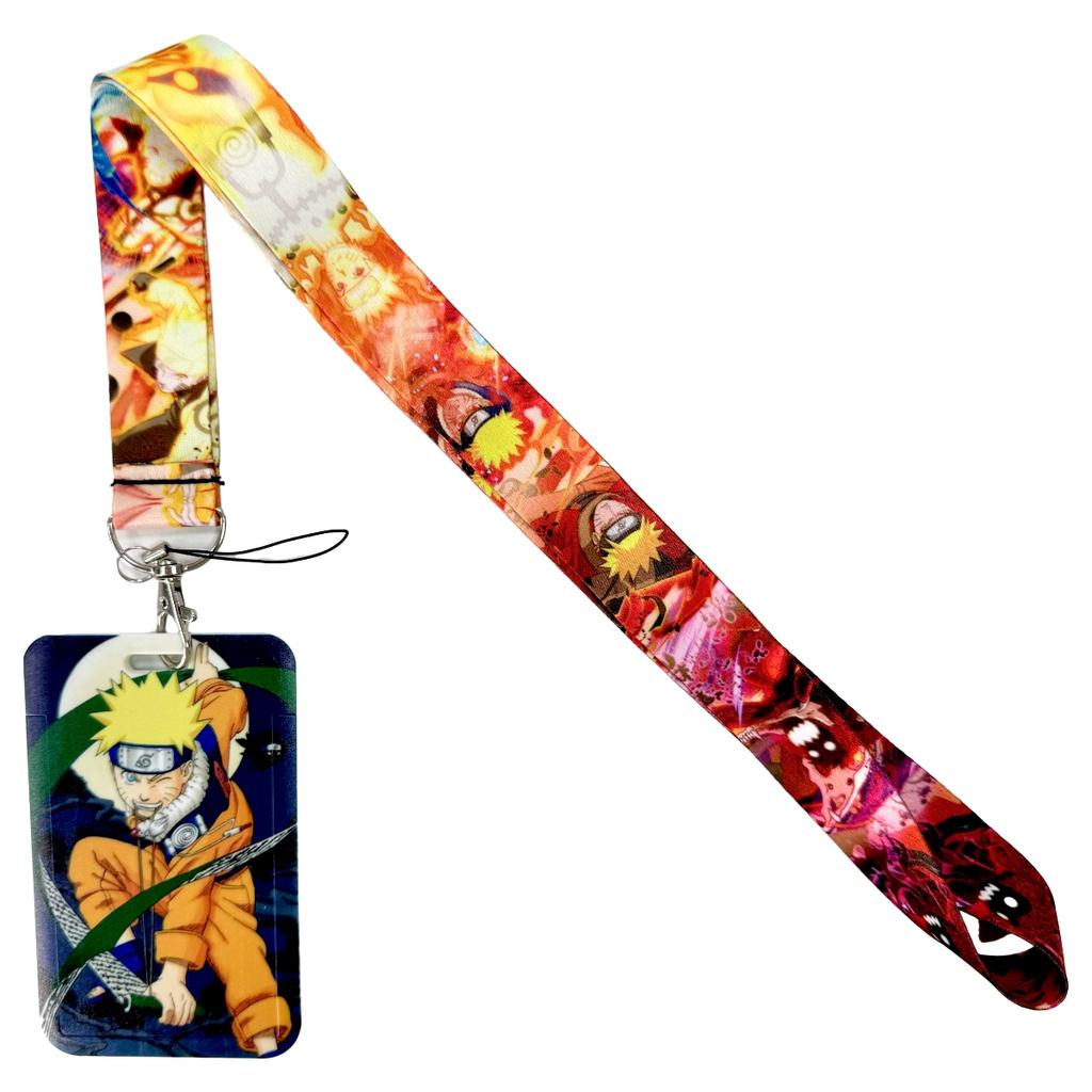 Anime Kreslený Držák na Identifikační Kartu Klíčenky Šňůrka na Krk Pro Průkazku Anime Držák na Kreditní Kartu Klíčenka Popruhy