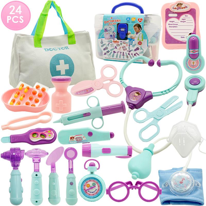 Kindergarten Dollhouse Role-Playing Doctor Toys Set - Small, Medium, Large Classrooms