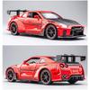 1/32 Scale Nissan GTR R35 Alloy Sports Car Diecast Model Sound & Light Desktop Collection Decorative Gift Boys Display Ornament