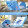 For iPad (2025)/10.9 (2022) Case Cute Dolphin Kickstand PC+Silicone+TPU Tablet Cover