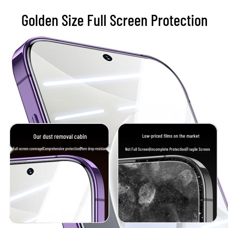 Baoxou Dust-Free Tempered Glass Screen Protector (2-Pack)