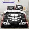 Satan Symbol Pattern Bedding,Quilt Set Quilt Cover Pillowcase Home Birthday Gift (1 * Duvet Cover + 2 * Pillowcase, Without Core)