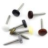 100pcs Hinged Plastic Screw Cap Cover Nuts Fold Snap Protective Cap Button For Car Furniture Decorative Nuts Bolts Hardware