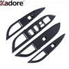 For Mitsubishi Outlander 2013- Matte Car Inner Door Armrest Handle Cover Trim Window Lift Switch Button Panel Accessories