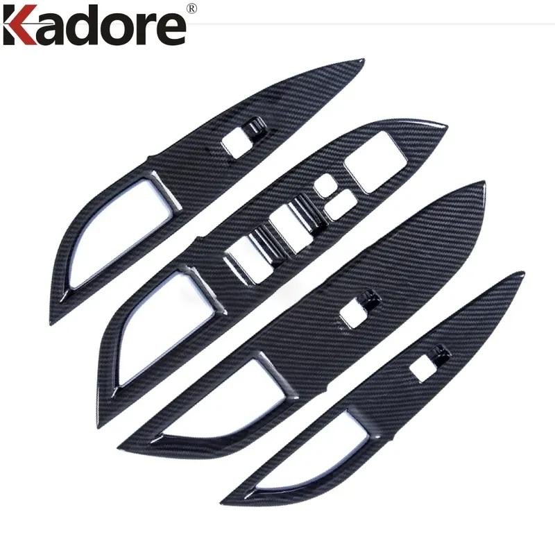 For Mitsubishi Outlander 2013- Matte Car Inner Door Armrest Handle Cover Trim Window Lift Switch Button Panel Accessories