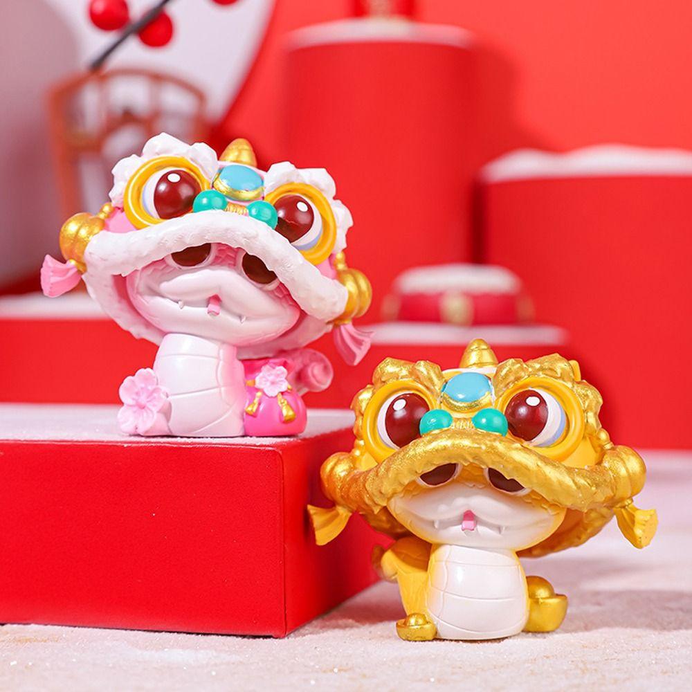 Zodiac Snake Mini Fortune Snake Figurine Lucky Small Snake Ornament  New Year Decoration Gifts
