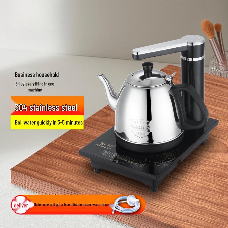

Automated Electric Tea Table Kettle with Built-in Water Pump and Heating for Tea Brewing. 201 Stainless Steel