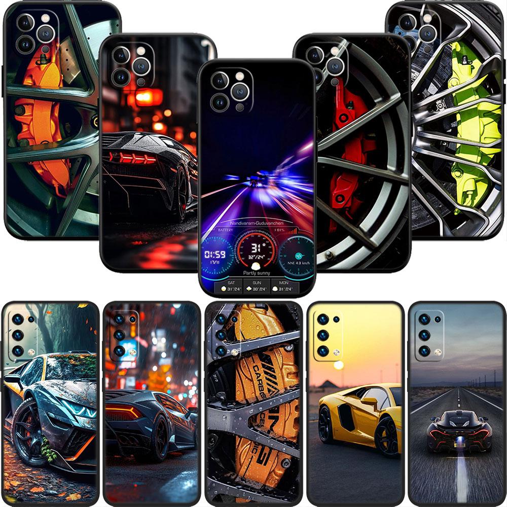 CJ97 Supercar Wheel Car Calipers Phone Case for Samsung Galaxy S20 S21 S22 Ultra FE + Plus A21S A22 A24 A25 A26 A30 A30S A31