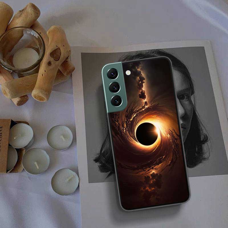 Cosmic Starry Sky Black Hole Phone Case For Samsung Galaxy Note 20 Ultra 10 Lite 9 8 M12 M21 M30S M31 M32 M51 M52 S10 S9 S8 Plus