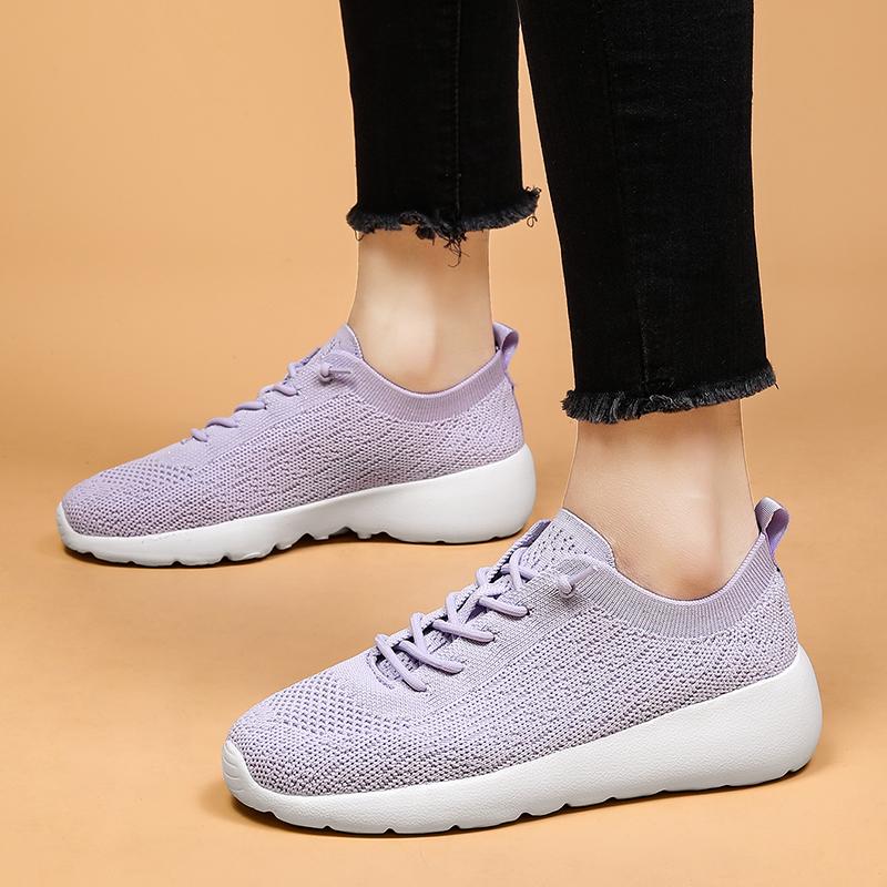 Fashion Plus Size Men's Casual Breathable Lightweight Mesh Slip On Walking Shoes Casual Outdoor Anti-skid Sneakers Driving Shoes Women