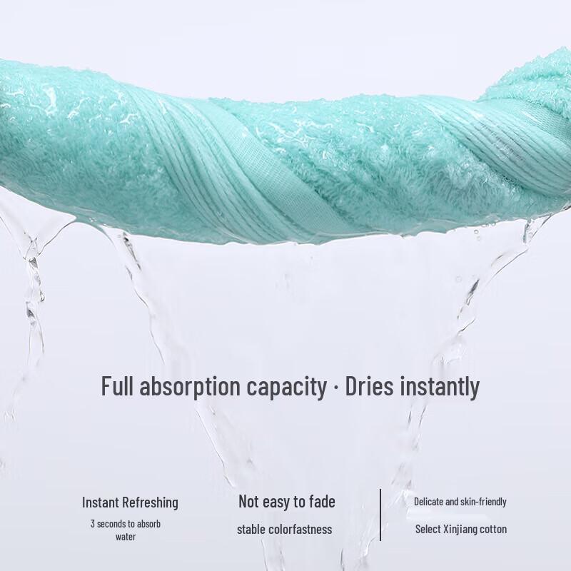 Jelija Pure Cotton Antibacterial Sports & Face Towel Gift Set