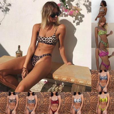 2020 Trendy Leopard Print Push-Up Bikini for Women