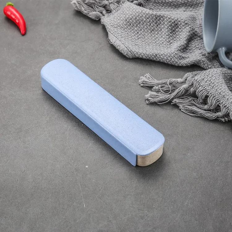 Universelle Tragbare PP Reise Geschirr Aufbewahrungsbox Etui Lebensmittelqualität Essgeschirr Küche Gabel Löffel Box Für Kind Schule Besteck