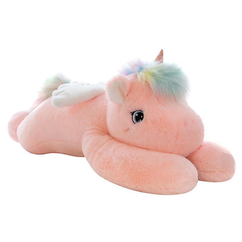 Adorable Starry Dream Angel Unicorn Plush Toy For Kids Soft Snuggly Stuffed Animal 65cm/25.59in