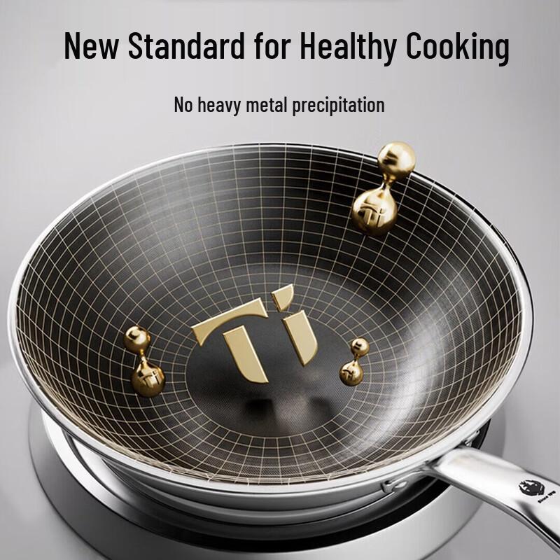 San Tou Ying Pure Titanium Non-stick Frying Pan 28cm