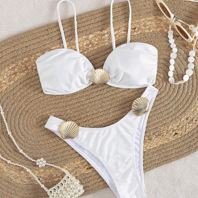 Swimsuit Fashionable Women's Lace Split Vacation Sexy Bikini