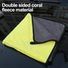 Super Large Size Double Sided Coral Velvet Car Washing Towel Microfibre Soft Cleaning Cloth Auto Clean Maintenance Beauty Tools
