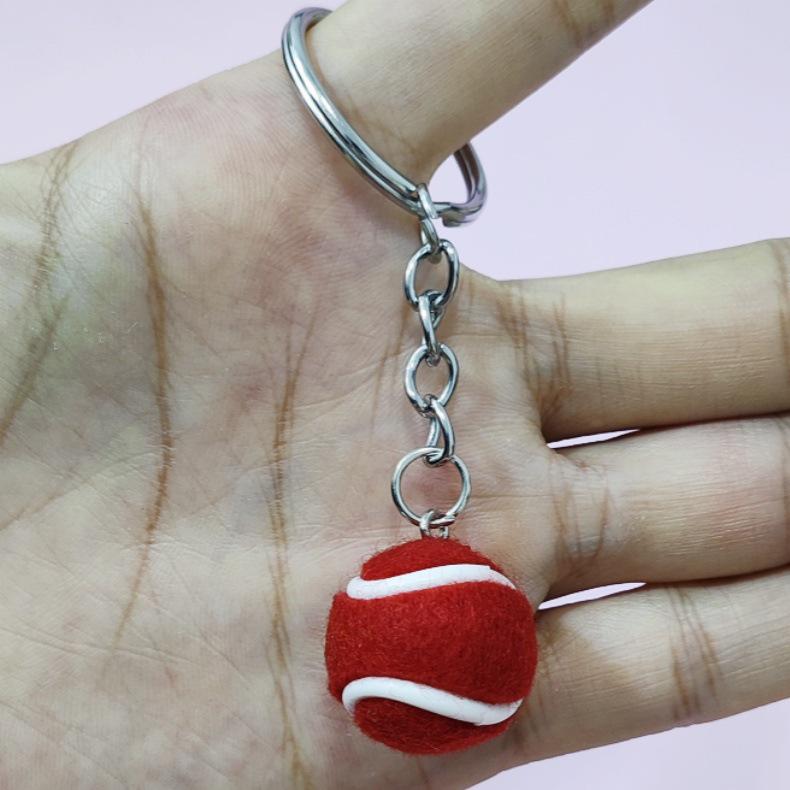 3.8cm Tennis Keychain Charms: Sports Gifts & Accessories