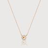 Tuberare Rose Silver Necklace A201Sn9104Rpa 42Cm