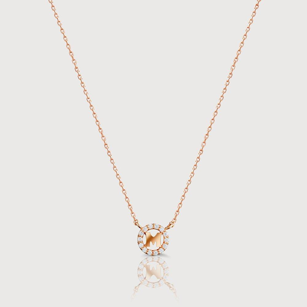Tuberare Rose Silver Necklace A201Sn9104Rpa 42Cm
