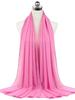 New Fashion Women Solid Chiffon Headscarf Ready To Wear Instant Hijab Scarf Muslim Shawl Islamic Hijabs Arab Wrap Head Scarves