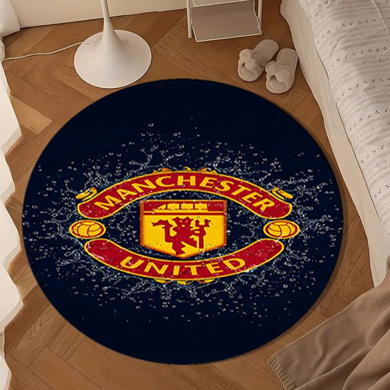 Man-chester football Round mat Home Decor, Chair rug For livingroom,Bedroom, doormat home decor Birthday Gift Christmas Gifts