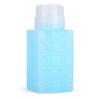 Tragbare Nachfüllbare Pumpflasche Spender Nagellack Make-up Entferner Lotion Behälter Blau
