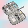 Minimalist Travel Digital Accessories Clutch: Power Bank & Data Cable Storage Bag