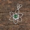 Malachite Pendant, 925 Sterling Silver Pendant Jewelry. Gift For Women Handmade Pendant Gemstone Jewelry