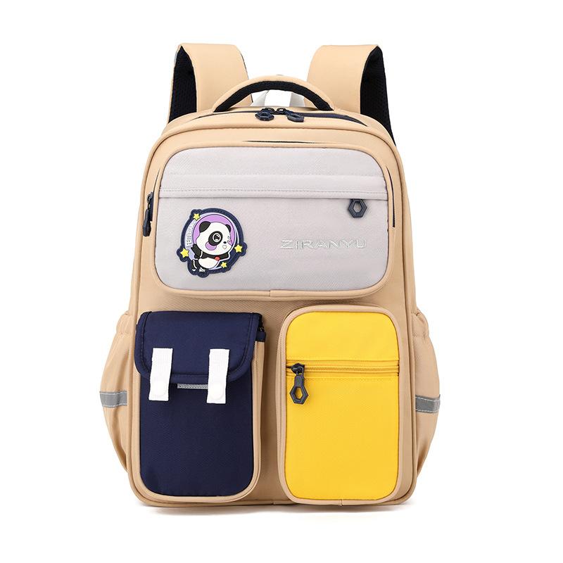 

Рюкзаки для учеников начальной школы для 3-6 классов. Износостойкие детские рюкзаки с двойными плечевыми лямками и защитой позвоночника жёлтый