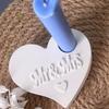 Love Candle Holder Silicone Mould Valentine's Day Aroma Candle Long Candle Holder Plaster Drip Mould