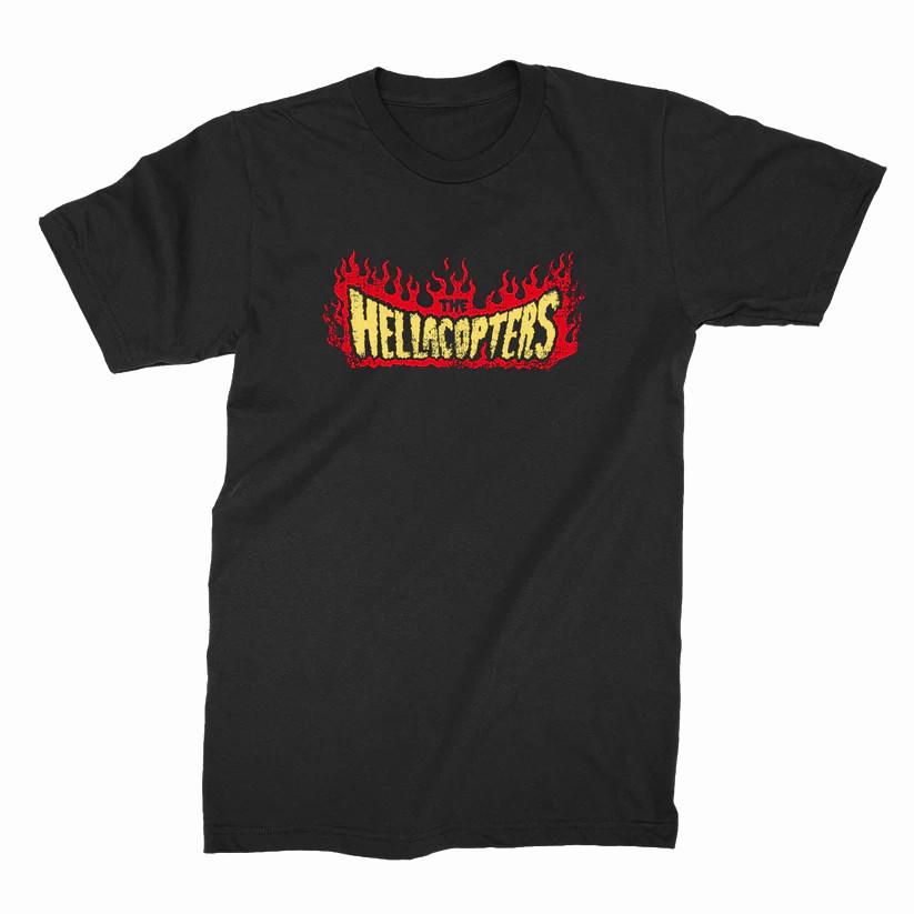 NEW The Hellacopters Band Logo Band Cotton Black T Shirt S-5XL CM589 S
