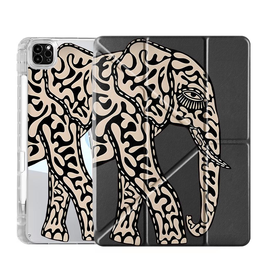 

Чехол-подставка Elephant Y-Fold для планшета iPad Pro 11-го 10-го 9-го 8-го 7-го 12,9 дюйма Air 4 5 M3 M2 1 2 M4 11 дюймов Mini 6 7 Pro iPad Mini 6 8.3