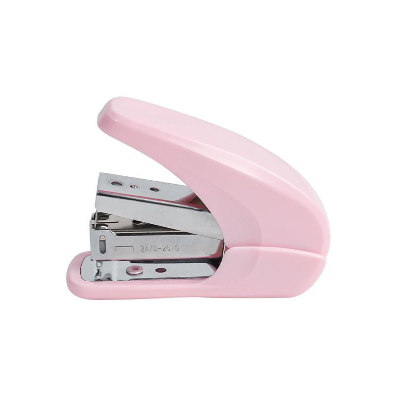 

Мини Макарон Цвет №. 12 Степлеров – Креативный, Портативный, Облегчающий работу Офисный предмет первой необходимости вишневый розовый