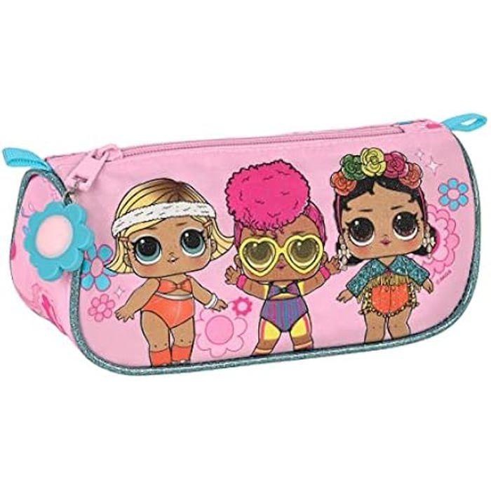 Školní penál - SAFTA - LOL Surprise! Glow girl - Růžová - 20 x 8,5 x 8 cm - Dítě
