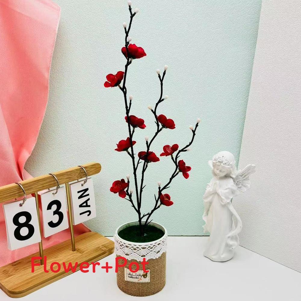 Faux Plant With Silk And Plastic Materials For Living Room Garden Decoration