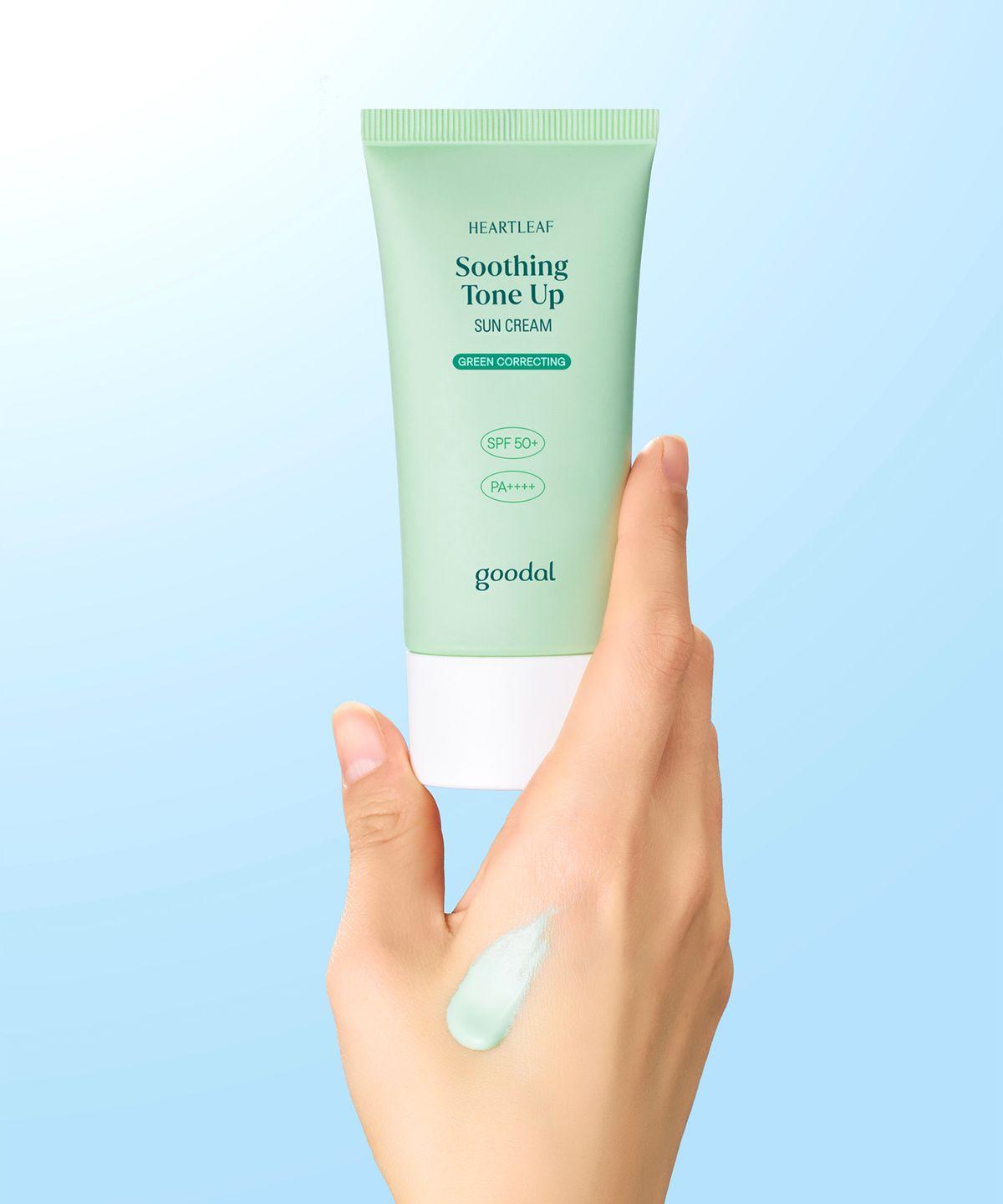 [NEW] Houttuynia Cordata Soothing Green Tone-Up Sun Cream 50ml