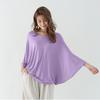 Plus Size Ladies 40-count Modal Batwing-sleeved Tshirt Short Sleeves Slimming Casual T-shirts Loose Tee Tops 13 Colors Japanese-style