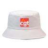 France CGT Reversible Bucket Hats Girl Boy Sun UPF50+ Cotton Summer Hat Men Women Confédération Générale Du Travail Panama Hat