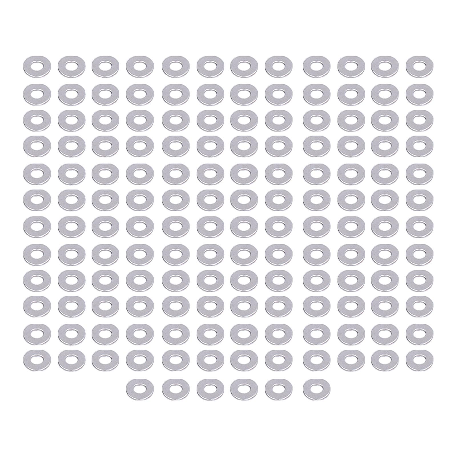 

150Pcs Flat Washers Assortment Kit A2‑70 Stainless Steel Bolts Washer Replacement DIN125M3