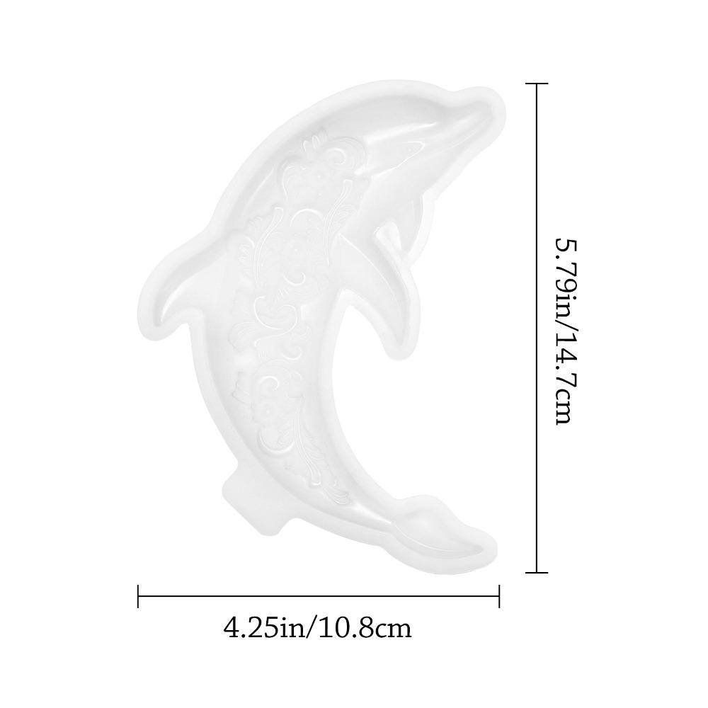 Sea Turtle Silicone Molds Fish Gypsum Mold New 3D Resin Crafts Silicone Mold  Wall Hanging dolphin