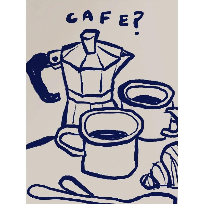 Retro Kitchen Coffee Latte Cocktail Fashion Posters Minimalist Wall Art Print Canvas Painting for Living Room Modern Home Decor