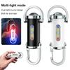 Portable Waist Hanging Keychain, Mini Waterproof Emergency Floodlight with USB Charging & Strong Light