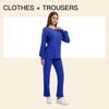 Women's Long Sleeve Stretch Scrub Set - Washable Nurse or Doctor Uniform