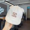Cute Bear Baby Baseball Cap Breathable Mesh Thin Infant Boy Girl Peaked Cap Summer Soft Brim Cotton Toddler Snapback Sun Hats