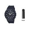 CASIO Men Liquid Crystal/Analog Dual Display Series Black Watch GA-2100-1APR GA-2100-1APR