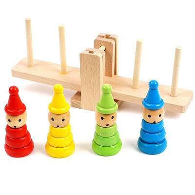 Uniregent Wooden Seesaw Play, Mixed Colors, 1 Set, Korean Baby Products