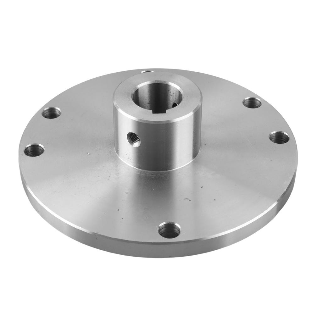 Placă frontală strung Oțel înalt mangan 3 găuri 130mm Accesoriu pentru K11‑130 K12‑130 K72‑130 22mm   0.87in